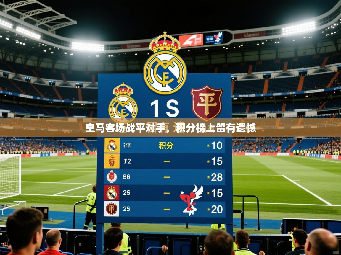 皇马客场战平对手，积分榜上留有遗憾