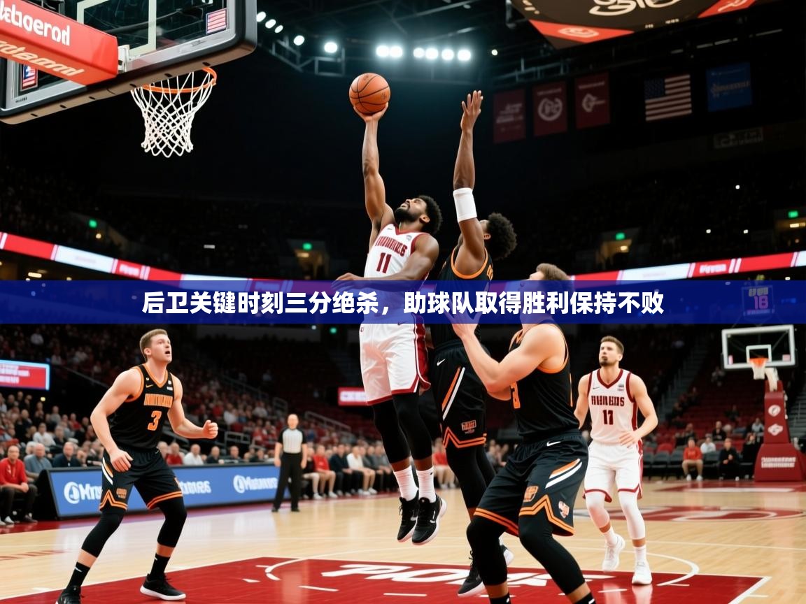 后卫关键时刻三分绝杀，助球队取得胜利保持不败